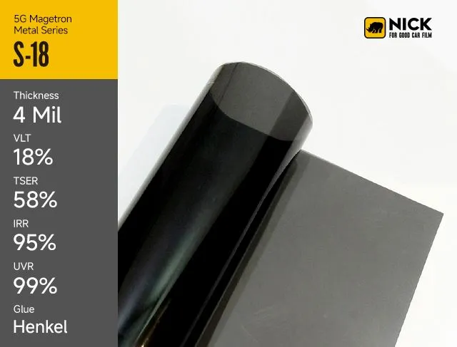 Málmblár filma og gluggi málmhúðuð filma bjóða upp á úrvals bílvörn