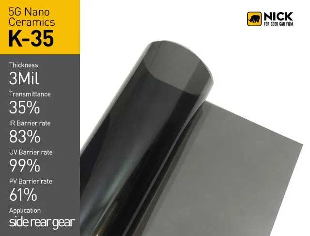 NICK 35 prósent keramik endurskinsgluggalitur